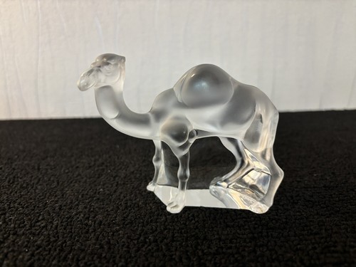 Lalique crystal dromedary - lalique,