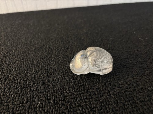 Lalique silver crystal beetle - lalique,